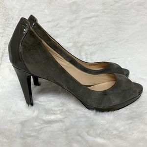 Cole Haan x NikeAir | suede grey stilettos 9.5